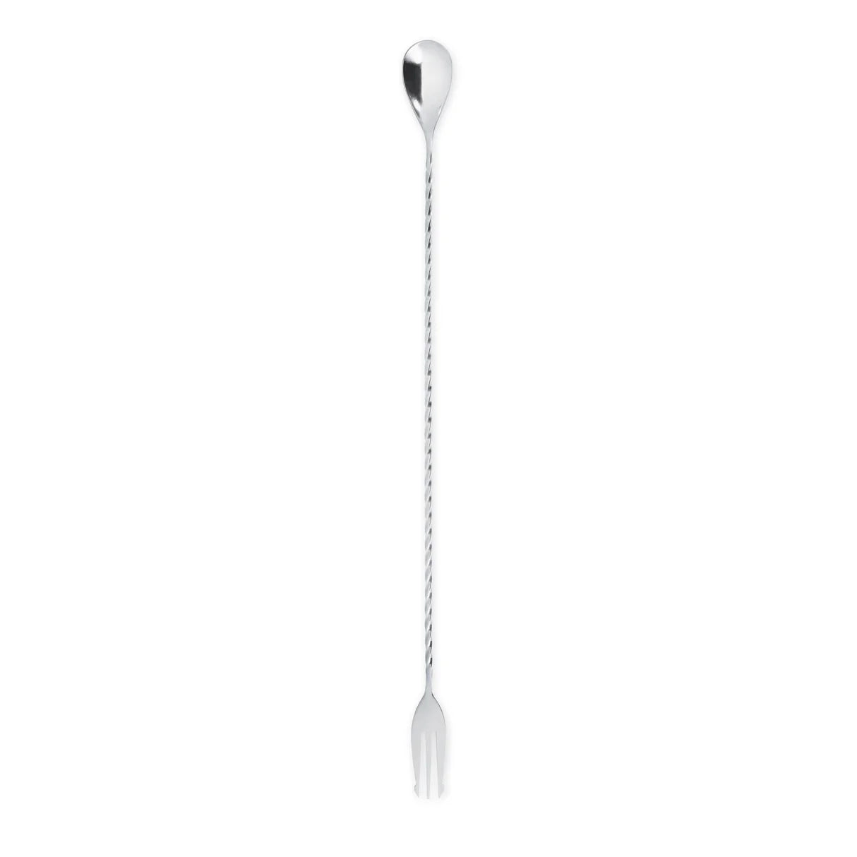 Viski Stainless Steel Trident Barspoon-0
