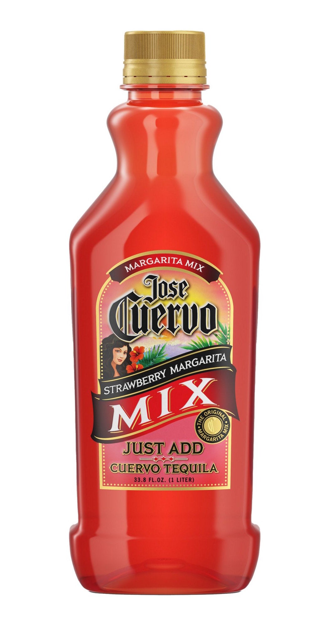Jose Cuervo Strawberry Margarita Mix 1L-0