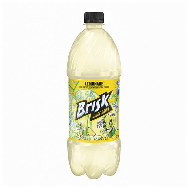 Brisk Juice Drink, Lemonade - 1.05 qt