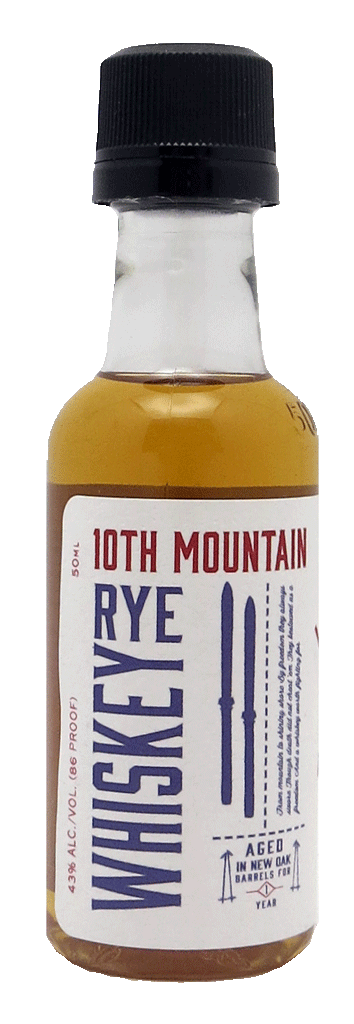 10th Mountain Rye Whiskey 50ml