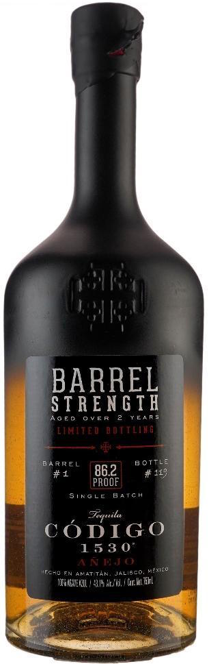 Codigo 1530 Tequila Anejo Barrel Strength 750ml-0