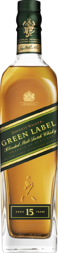 Johnnie Walker Green Blended Malt Scotch Whisky 15 Year Old 750ml