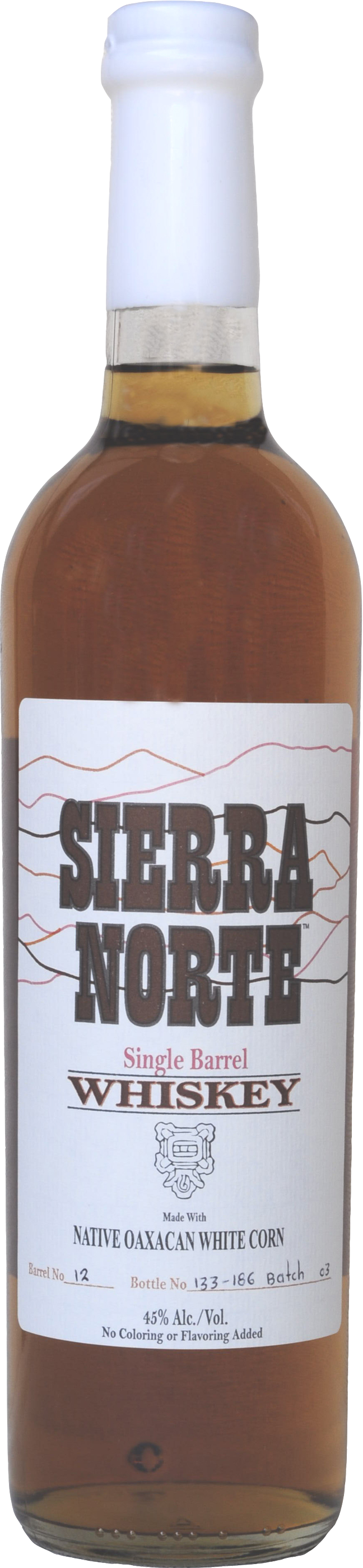 Sierra Norte Single Barrel White Corn Whiskey 750ml-0
