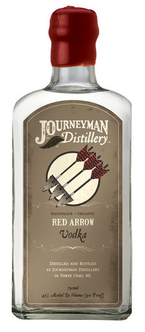 Journeyman Red Arrow Vodka 750ml-0