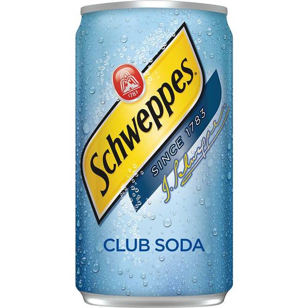Schweppes Club Soda 7.5oz Cans 6pk-0