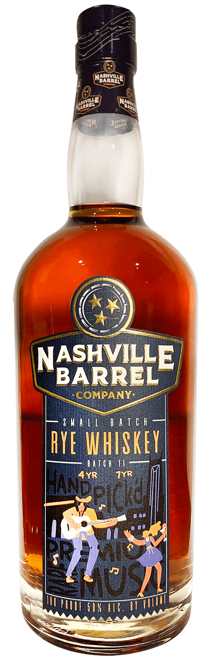 Nashville Barrel Co. Small Batch Rye Whiskey 750ml
