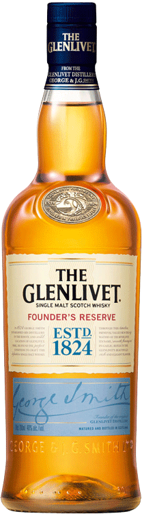 The Glenlivet Single Malt Founder's Reserve Scotch - 750 ml bottle
