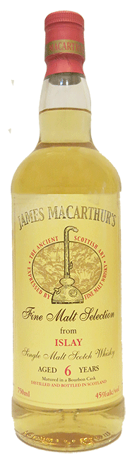James Macarthur Islay Single Malt Scotch Whiskey 6 Year Old 750ml-0