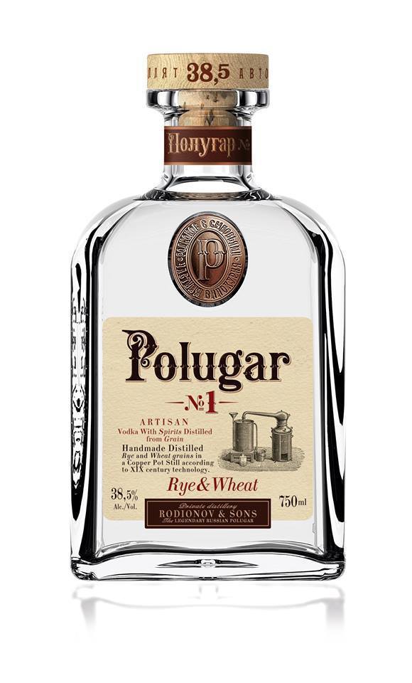 Polugar No.1 Rye & Wheat Vodka 750ml
