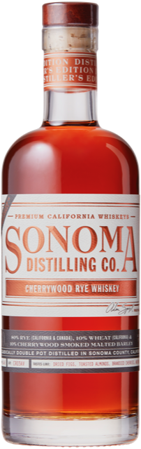 Sonoma Distilling Cherrywood Rye Whiskey 750ml
