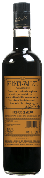 Vallet Fernet Apertivo 750ml