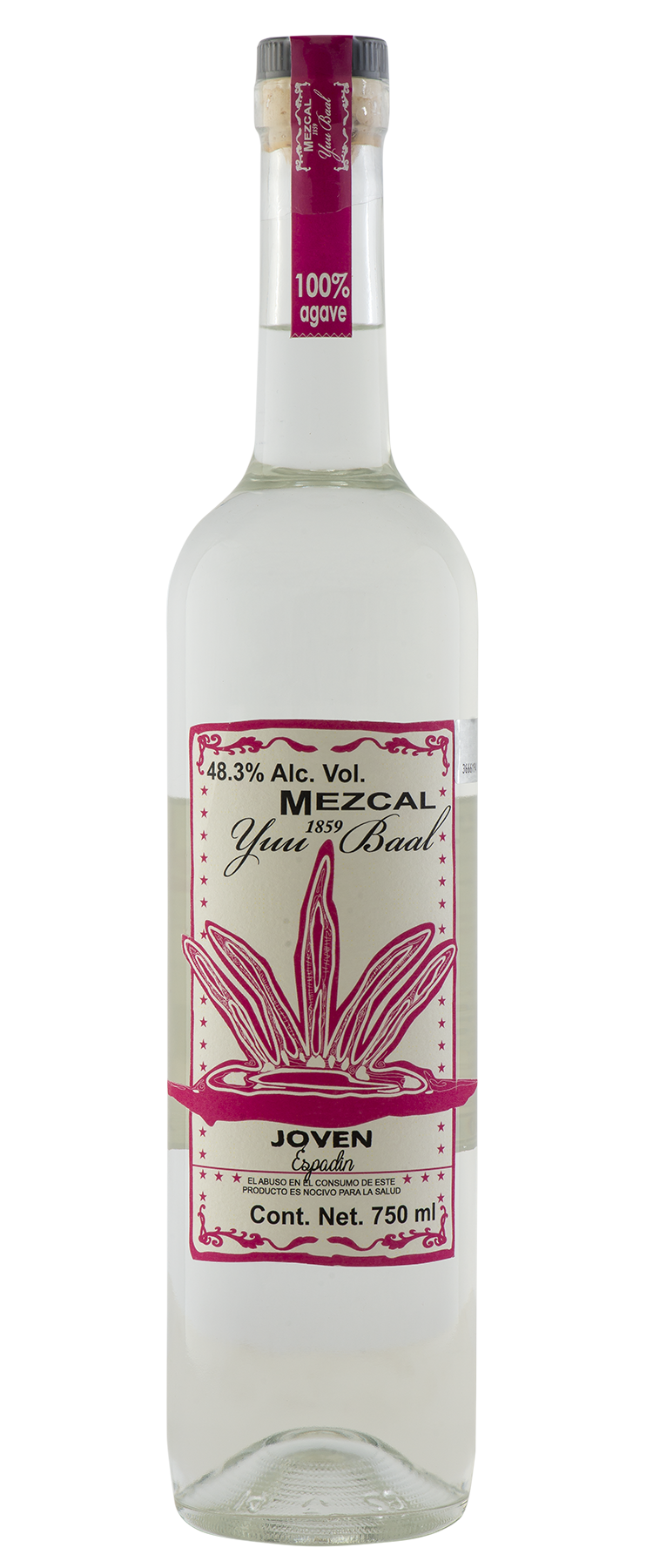 Yuu Baal Mezcal Joven Espadin 750ml-0
