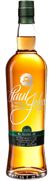 Paul John Peated Indian Single Malt Whisky 111 Proof 750ml-0
