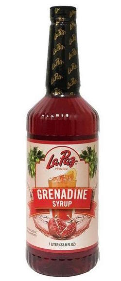 La Paz Grenadine Syrup 1L-0