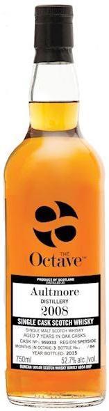The Octave Aultmore 8 Year Old 2008 750ml