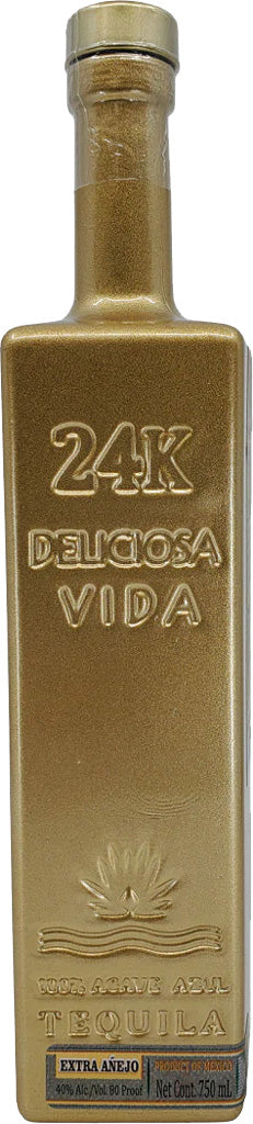 24K Deliciosa Vida Extra Anejo Tequila 750ml