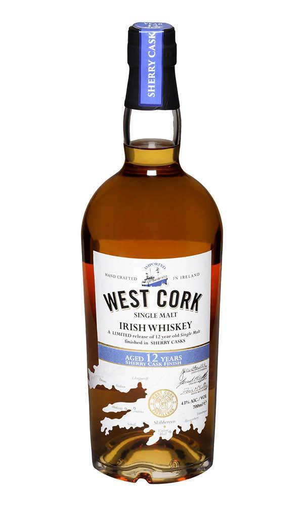 West Cork Single Malt Irish Whiskey 12 Year Old 750ml-0