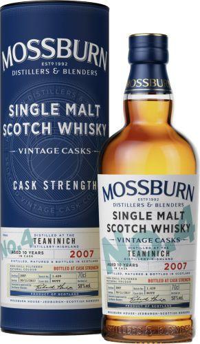 Mossburn No.4 Teaninich 10yr Cask Strength Whisky 750ml-0