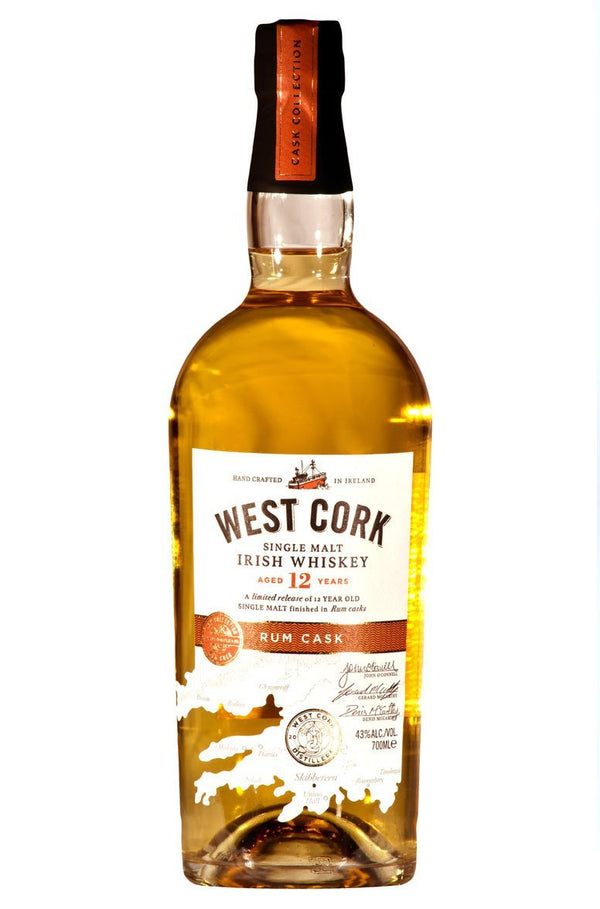 West Cork Single Malt Irish Whiskey 12Yr Rum Cask