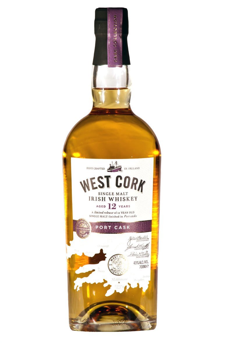 West Cork Single Malt Irish Whiskey 12Yr Port Cask 750ml-0