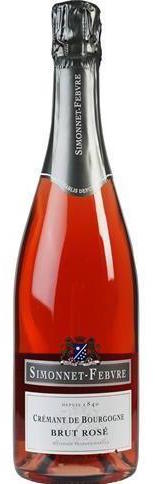 Simonnet-Febvre Cremant de Bourgogne Brut Rose 750ml
