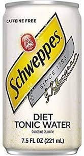 Schweppes Diet Tonic Water 7.5oz Cans 6pk-0