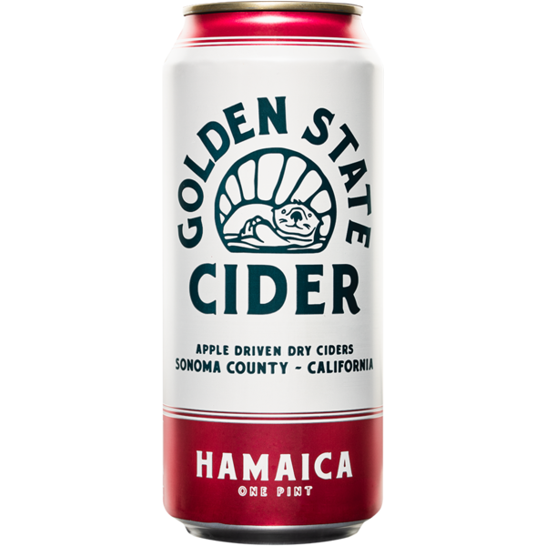 Golden State Jamaica Hibiscus Cider 16oz 4pk Cans-0