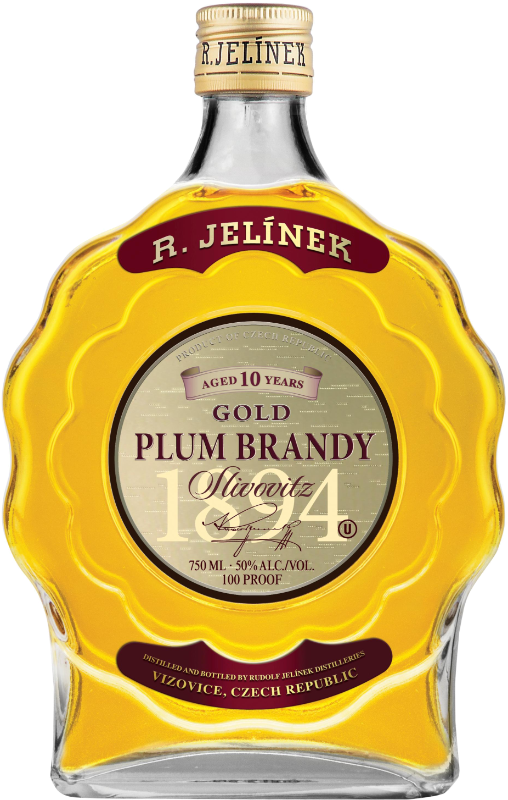 Jelinek Slivovitz Gold Plum Brandy 10 Year Old 700ml