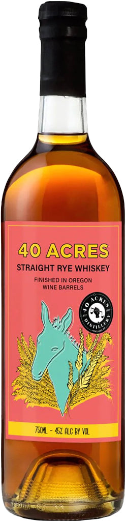 40 Acres Straight Rye Whiskey 750ml