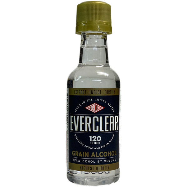 Everclear Grain Alcohol 120 Proof 50ml