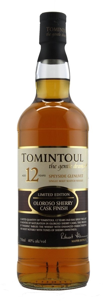 Tomintoul Single Malt Scotch 12 Year Old Oloroso 750ml-0