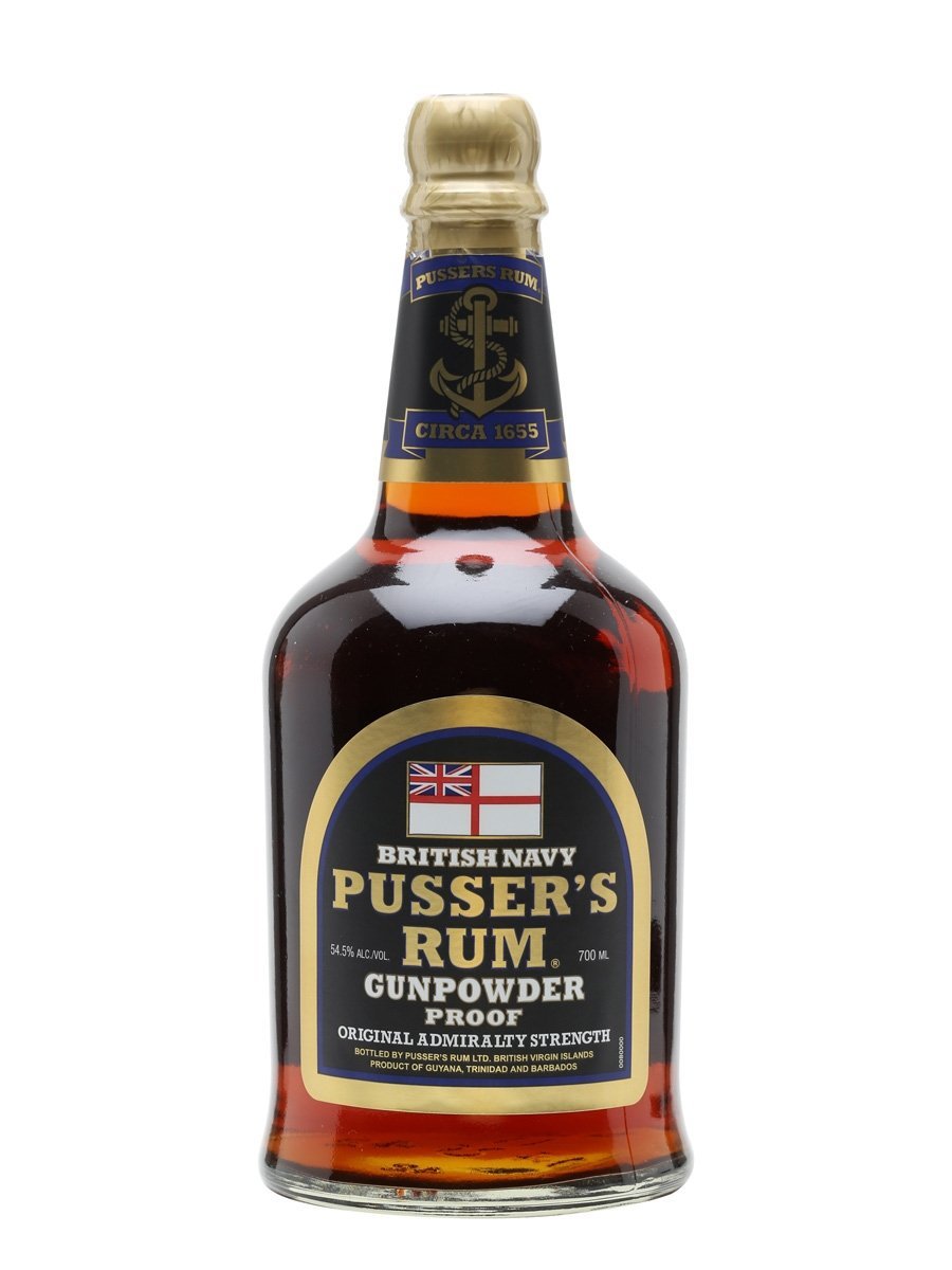 Pusser's Navy Gunpowder Rum 750ml-0