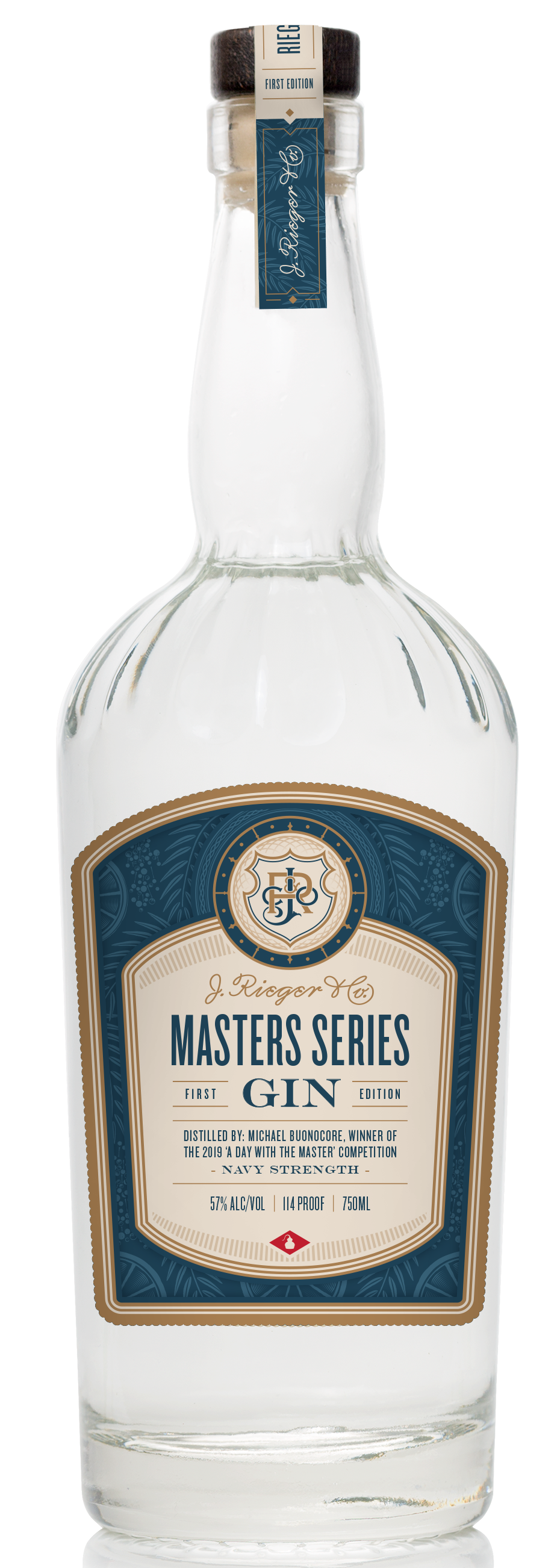 Rieger's Master's Series Navy Strength Gin 750ml-0