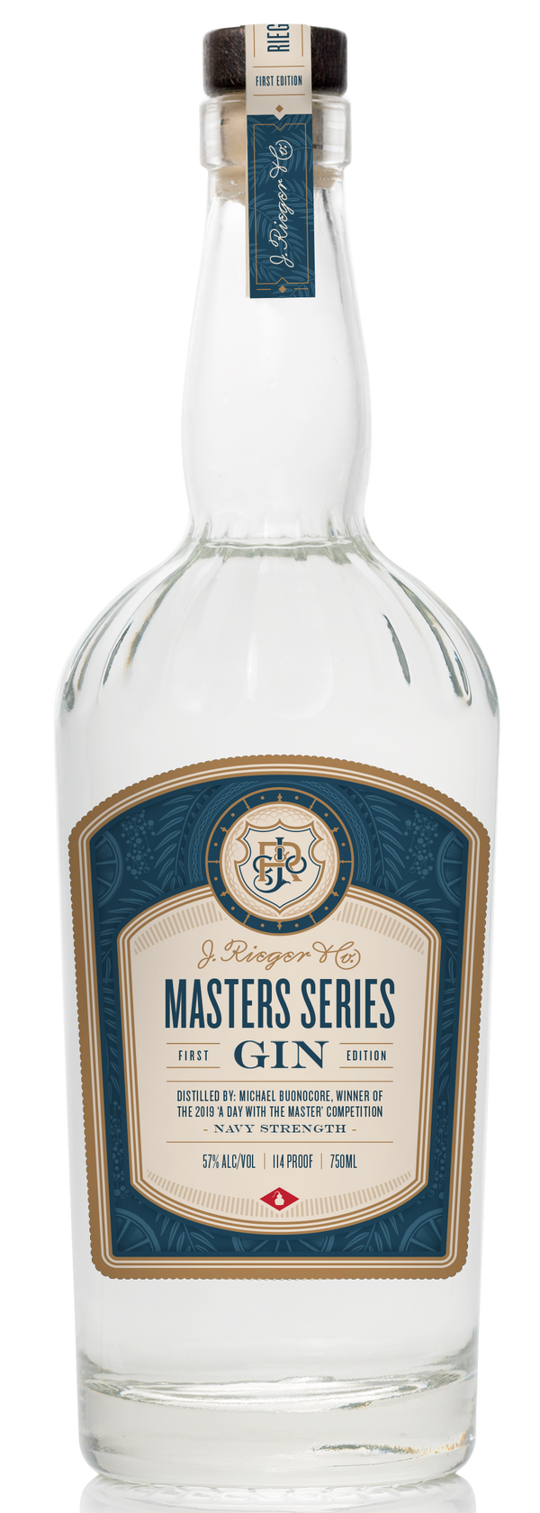 Rieger's Master's Series Navy Strength Gin 750ml