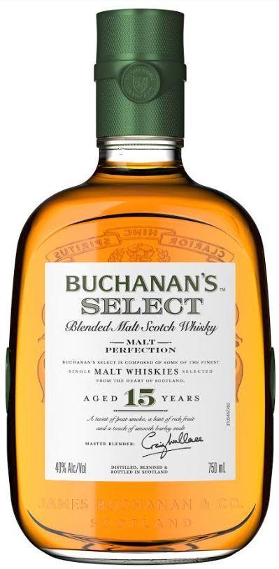Buchanan's Blended Scotch Whisky 15 Year Old 750ml-0