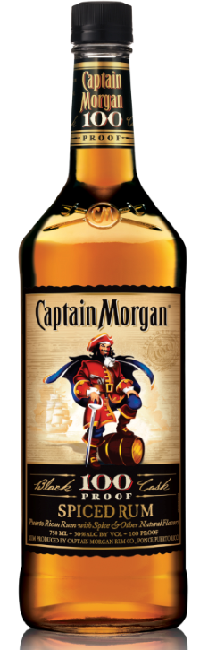 Captain Morgan Spiced Rum 100 Proof 750ml