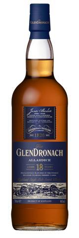 Glendronach 18 Year Old Single Malt Whisky 750ml (Limit 1)