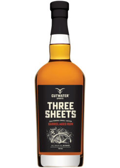 Cutwater Spirits Three Sheets Barrel Aged Rum 750ml-0