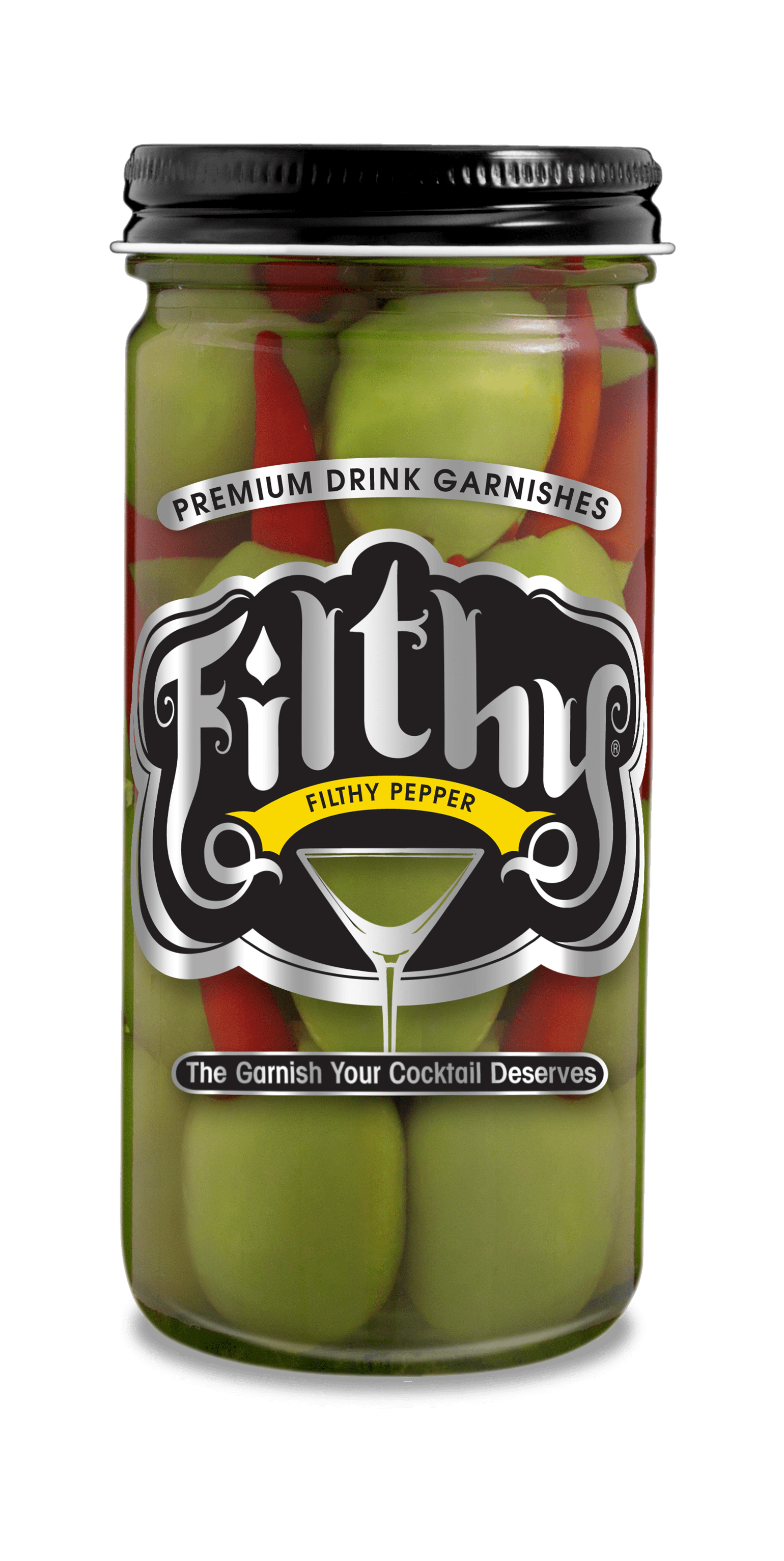 Filthy Pepper Olives 8oz-0
