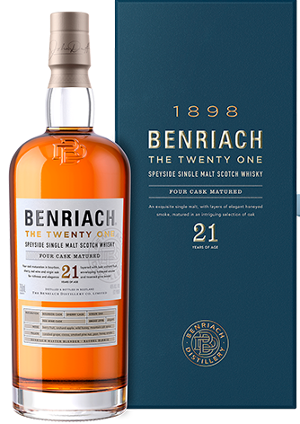 Benriach Four Cask Maturation 21 Year Old Single Malt Whisky 750ml