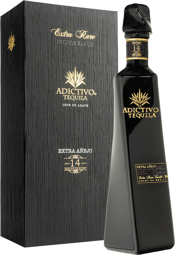Adictivo Extra Rare Extra Anejo Double Black 14 Year Old Tequila 750ml