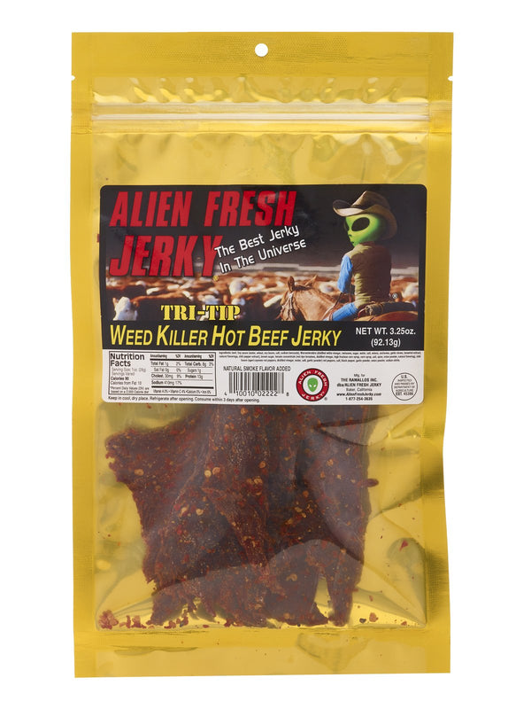 Alien Fresh Beef Jerky Weed Killer Hot 3.25oz
