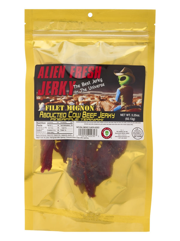 Alien Fresh Beef Jerky Alien Extreme Hot 3.25oz