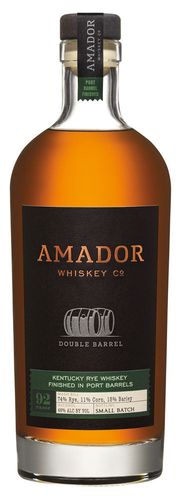 Amador Double Barrel Rye Whiskey Port Finish 750ml-0