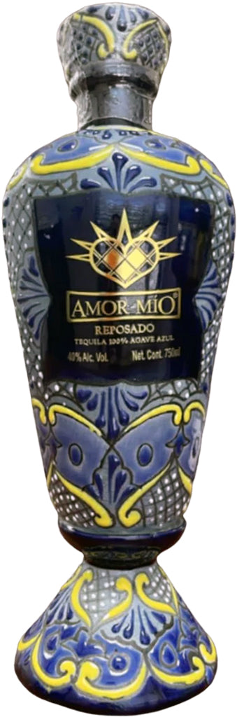 Amor Mio Tequila Reposado Ceramic 750ml-0