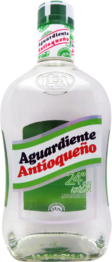 Antioqueno Aguardiente Sin Azucar 48 Proof 750ml