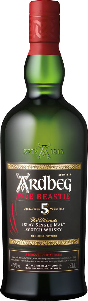 Ardbeg Wee Beastie 5 Year Old Single Malt Whisky 750ml