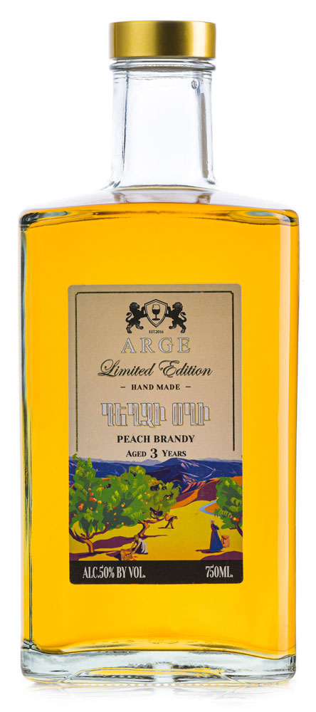 Arge Peach Armenian Brandy 3Yr 750ml Featured Image