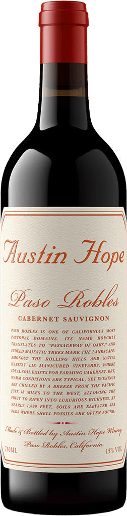 Austin Hope Cabernet Sauvignon Paso Robles 2021 750ml