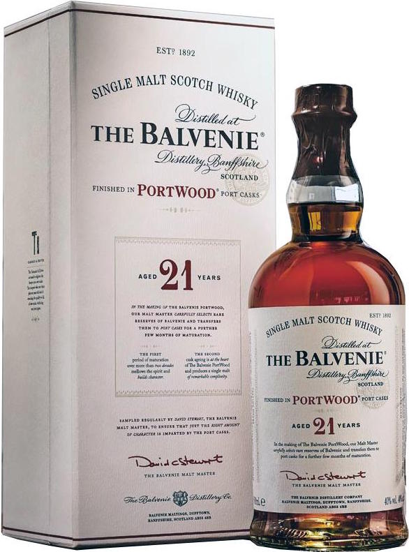 Balvenie Portwood 21 Year Old Single Malt Whisky 750ml